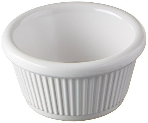 Winco Fluted Ramekins, 2-Ounce, White, 12-Pieces - Image 5