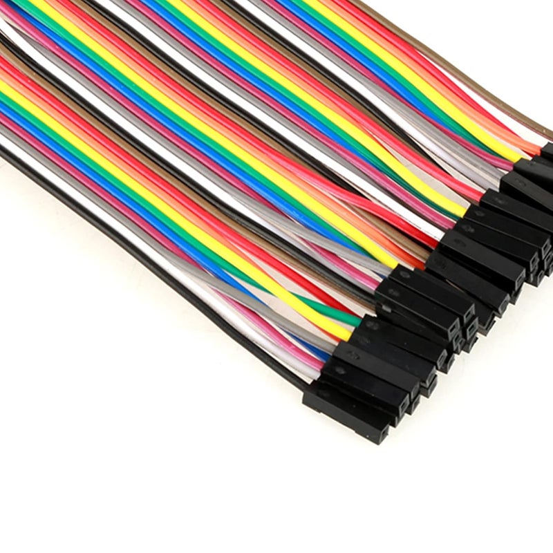 5pcs Colorful 11.5cm Jumper Wires, Copper Wires 40pin F to F Ribbon Cable, Jumper Wire Ribbon, Jumper Wire Cable for Breadboard - Image 5