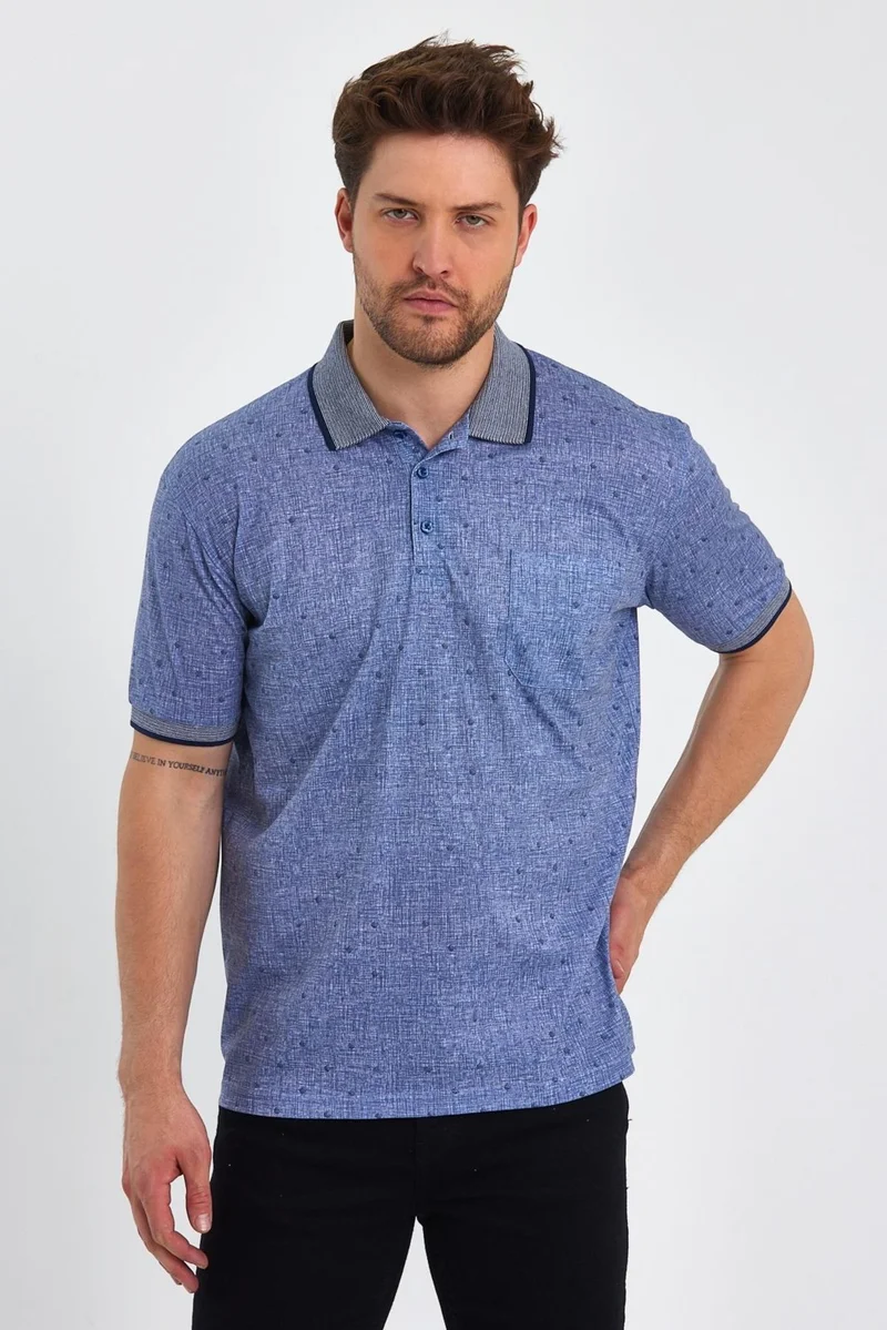 Alexander Gardi Patterned Polo Neck T-Shirt (1043)