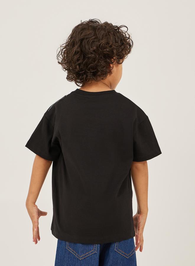 Styli Spider Man Printed Short Sleeve Oversized T-Shirt - Image 4