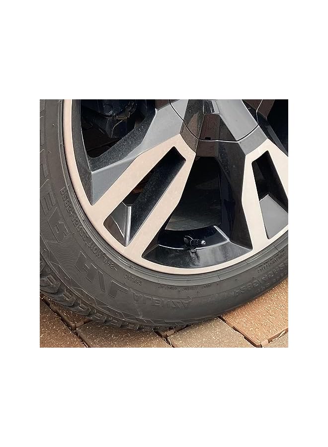 S-TOP 50 Pack TPMS Valve Stem Caps for TR20008, Black Plastic Long Tire Valve Stem Caps for TR20008 Rubber Valves with Rubber Gasket (50 Pcs) - Image 3