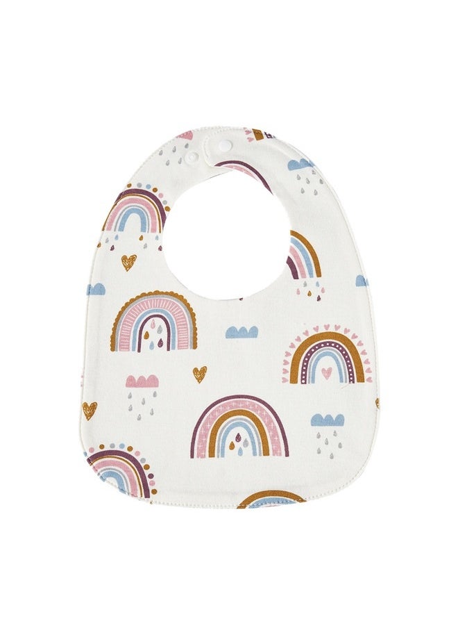 yongsheng 3pcs Waterproof Baby Bibs U-shaped Cotton Saliva ,3-Pack Baby Bibs for Infants, Newborns and Toddlers,  Adjustable Snaps  - Image 2