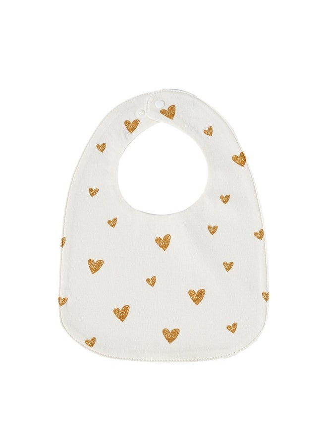 yongsheng 3pcs Waterproof Baby Bibs U-shaped Cotton Saliva ,3-Pack Baby Bibs for Infants, Newborns and Toddlers,  Adjustable Snaps  - Image 4