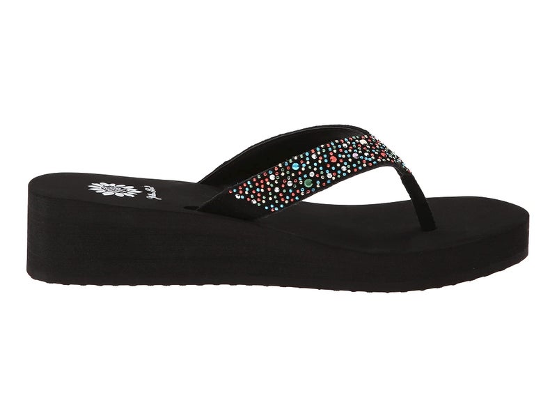 Yellow Box womens Africa Wedge Flip Flop, Multi, 8.5 US - Image 2