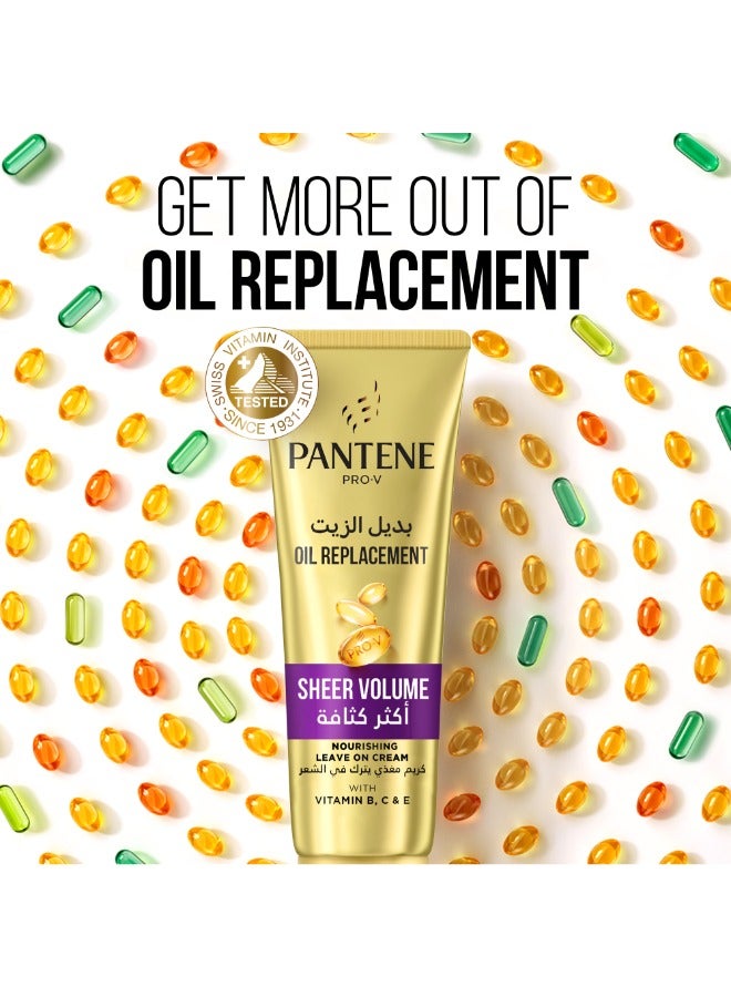 Pantene Pro-V Sheer Volume Oil Replacement Leave On Cream - Image 3