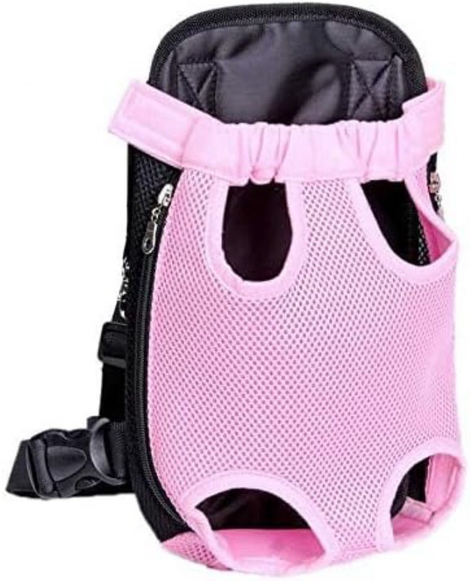 Yelesley Pet Dog Carrier Backpack Mesh Camouflage Outdoor Travel Products Breathable Shoulder Handle Bags for Small Dog Cats (S, Pink) - Image 2