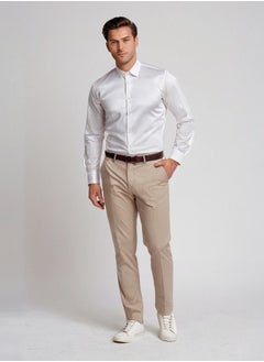CALZADO Elevate Your Style with Our Premium Satin Full-Sleeve Shirt  - Image 2