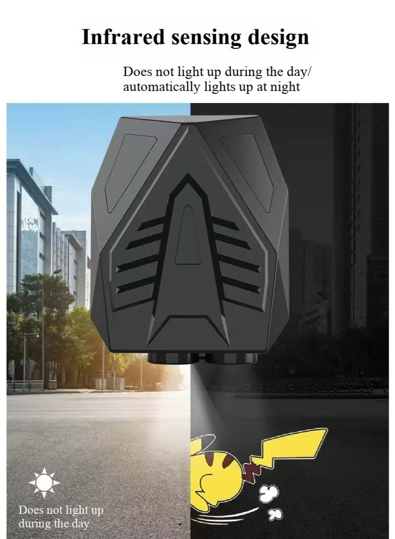 Car Dynamic Welcome Lights - Wireless No Wiring, Door Sensor Projector Lights, Ground-Projection Ambient Lamp & Laser Light for Auto Modification - Image 5