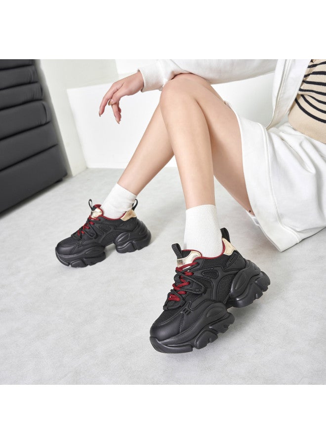 HLA Platform Sneakers Women's Shoes, Height-increasing, Versatile Casual Sports Shoes For Women, Trendy And Cool Dad Shoes For Women - Image 4