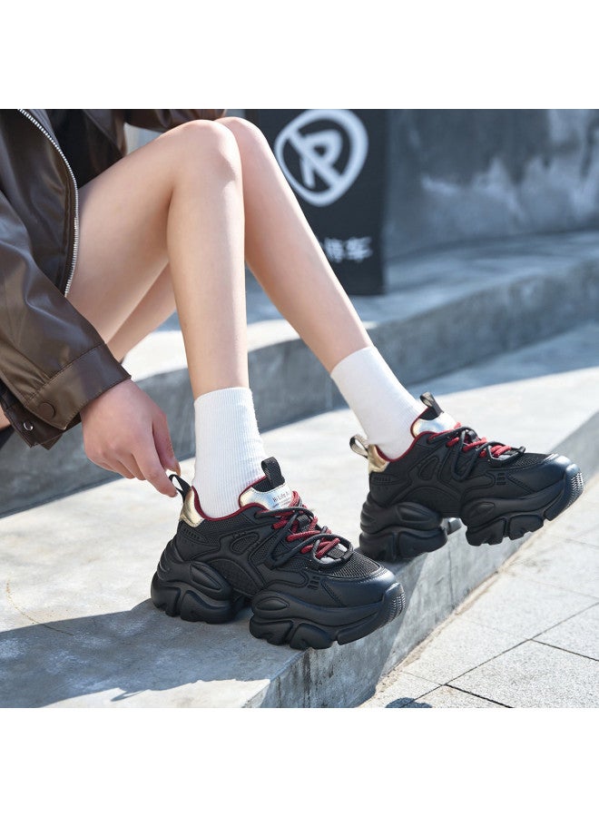 HLA Platform Sneakers Women's Shoes, Height-increasing, Versatile Casual Sports Shoes For Women, Trendy And Cool Dad Shoes For Women - Image 5