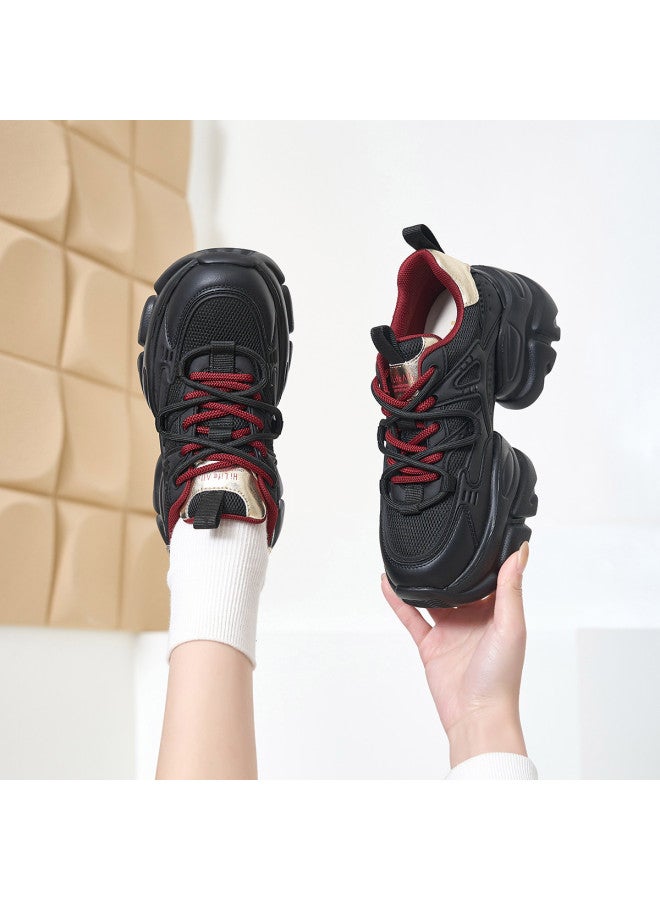 HLA Platform Sneakers Women's Shoes, Height-increasing, Versatile Casual Sports Shoes For Women, Trendy And Cool Dad Shoes For Women - Image 3