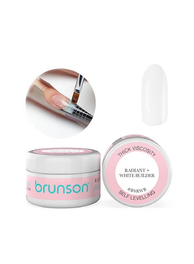 brunson Solid 3d Gel Self Levelling Sculpting Non-Sticky Hand For Nail Art Design 30 ml, BSRWB