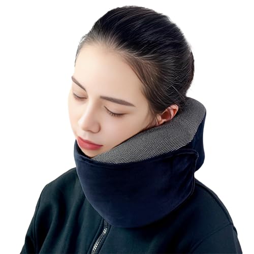 galactruly Neck Pillow For AirplaneTravel Neck Pillows for Long FlightsSleeper Hold Pillow TravelAirplane Eye Mask Head Holder - Image 1