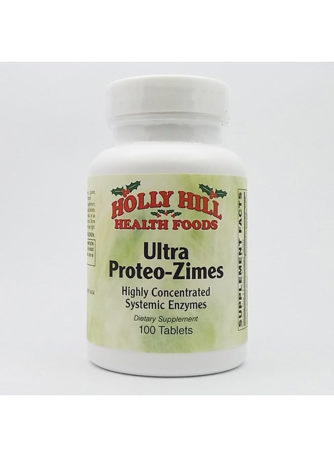 Holly Hill Health Foods - , Ultra Proteo-Zimes, 100 Tablets - Image 1