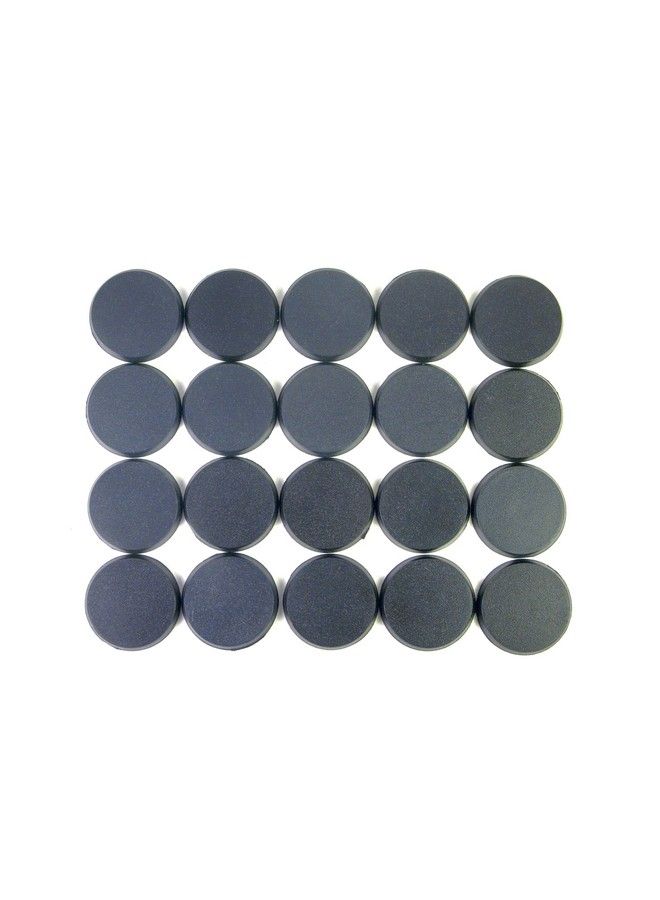 Hedral Value Pack Of 20 32Mm Round Black Miniature Model Bases For Tabletop Or Miniature Wargames - Image 3