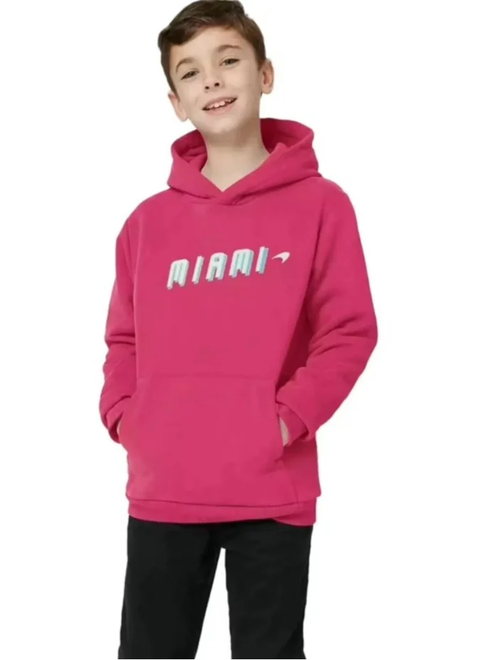 مكلارين JUNIOR MIAMI NEON GRAPHIC HOODIE