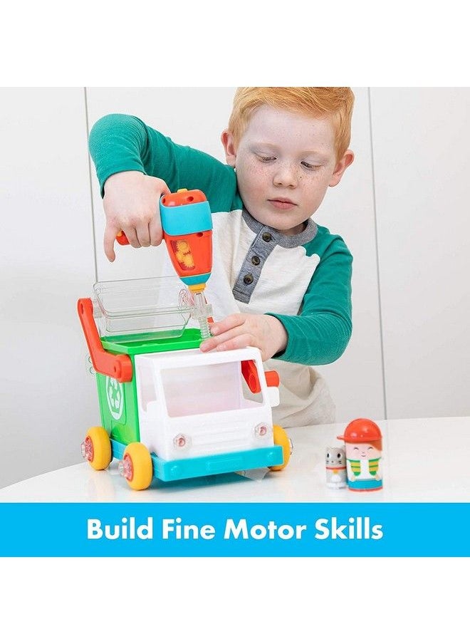 Educational Insights - Design & Drill Bolt Buddies Recycling Truck Toy Take Apart Toy With Electric Drill Toy Stem Toy Gift For Boys & Girls Ages 3+ - Image 1