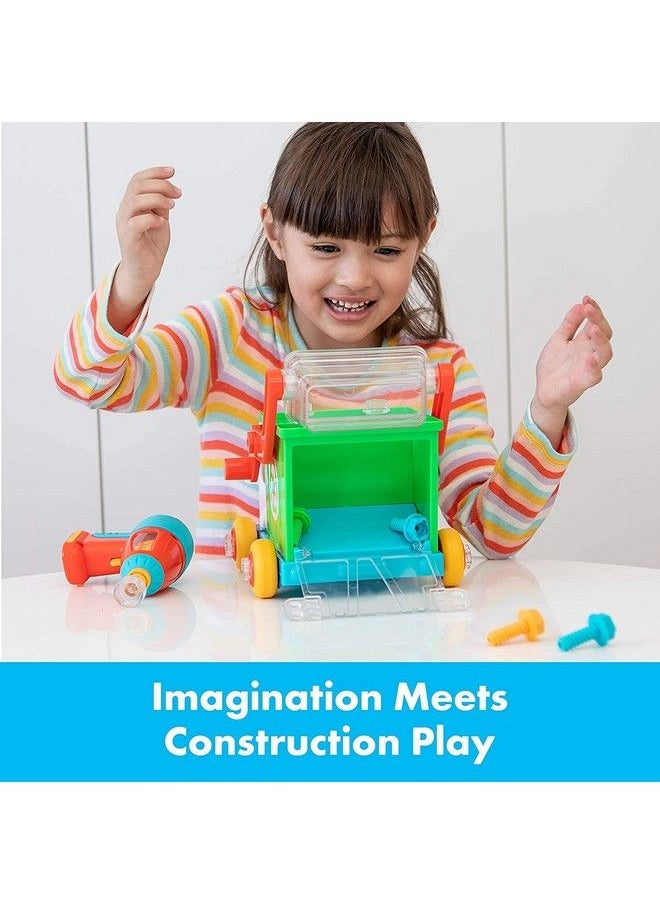 Educational Insights - Design & Drill Bolt Buddies Recycling Truck Toy Take Apart Toy With Electric Drill Toy Stem Toy Gift For Boys & Girls Ages 3+ - Image 1