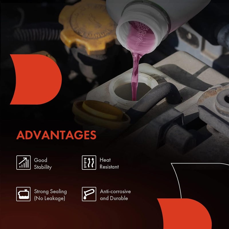 A-Premium خزان استعادة سائل تبريد المحرك [مع غطاء ومستشعر] متوافق مع BMW 525i 525xi 528i 528xi 530i 530xi 535i 535xi 545i 550i 645Ci 650i، استبدال# 17137542986 - أمامي - Image 5