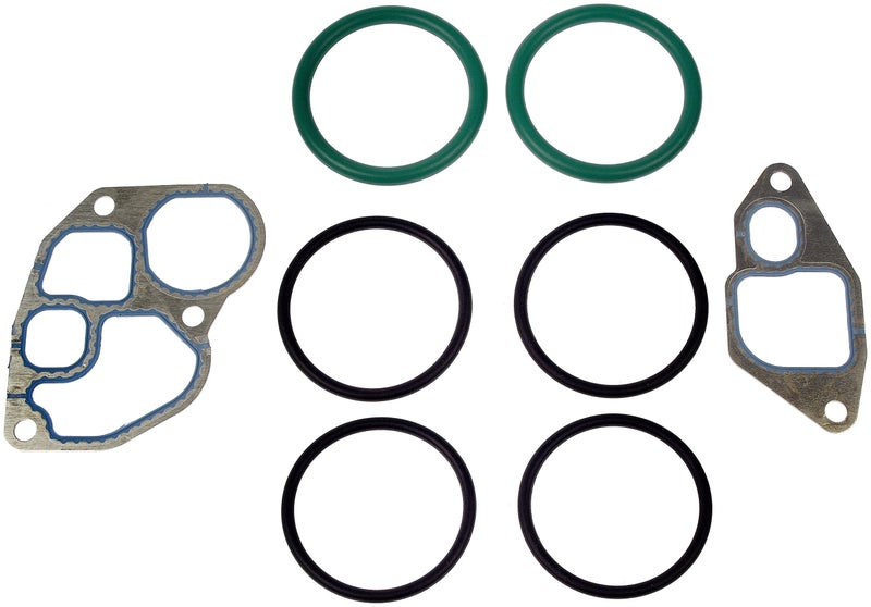 Dorman 904-224 Engine Oil Cooler Gasket Set Compatible with Select Ford/IC Corporation/International Models
