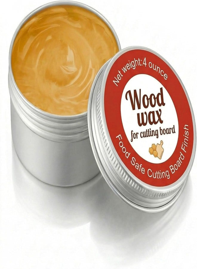 RONDURE Wood Wax for Cutting Boards, 4 oz Beeswax Paste Wood Finish & Polish for Butcher Blocks & Wooden Utensils - Food Grade Cutting Board Cream Butter or Conditioner - Image 1