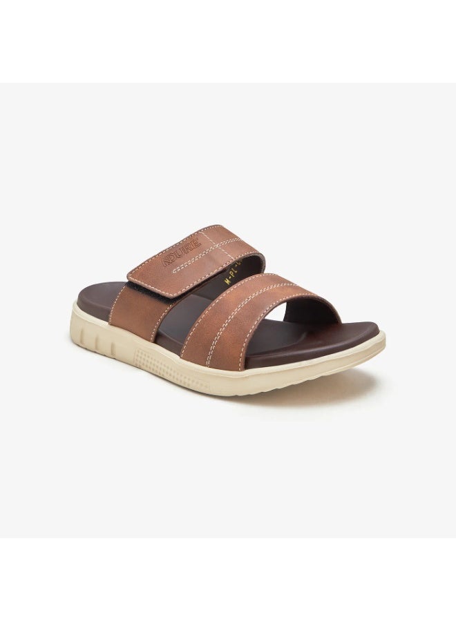 نديور شباشب NDURE رجالي بسحابة مبطنة | بطانة قدم من الجلد الصناعي المتين مع رغوة سحابية | نعل خارجي خفيف من إيفا، مقدمة مدورة وراحة طوال اليوم - Image 1