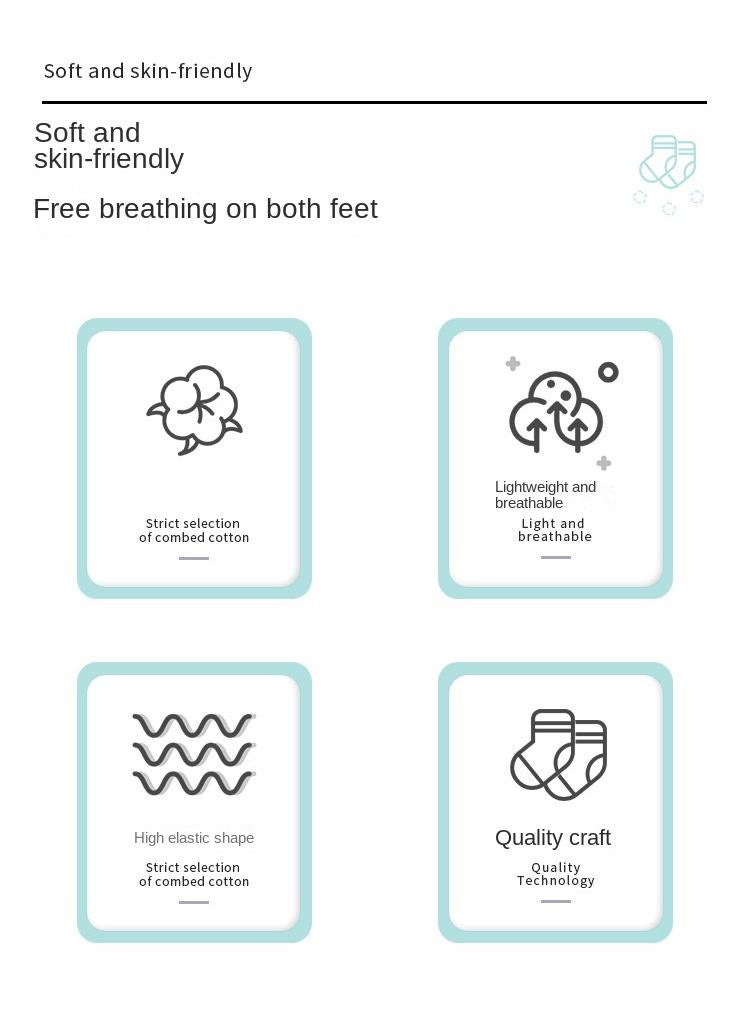 واي آند دي طقم نسائي أبيض مكون من 6 قطع جوارب نسائية شبكية رفيعة ضحلة غير مرئية شبكية مانعة للانزلاق - Image 3