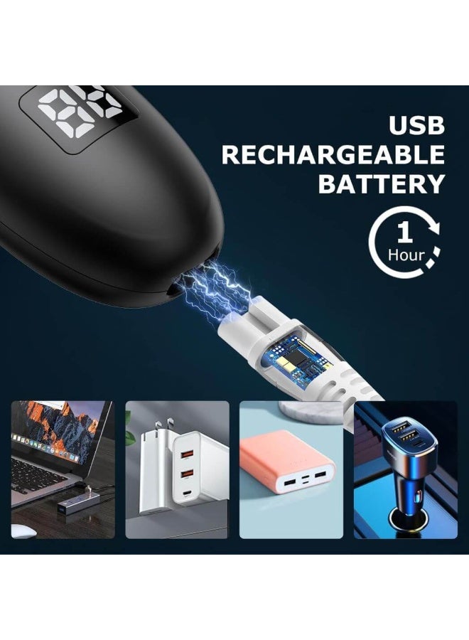 ENSSU Body Hair Trimmer for Men – Waterproof Electric Groin & Beard Trimmer - Image 4