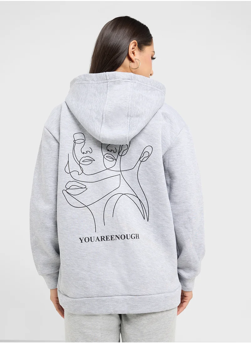 ترينديول Graphic Hoodie