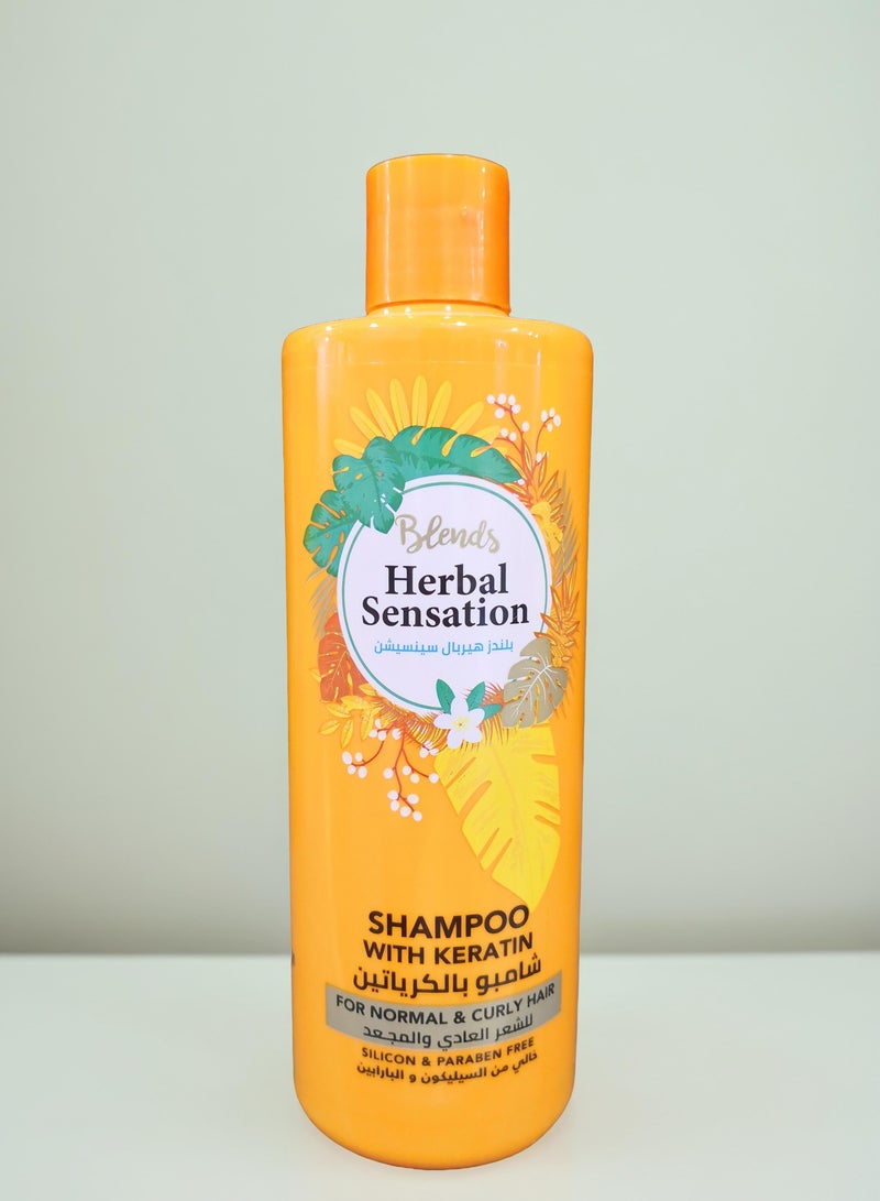 Blends Herbal Sensation Hair Shampoo With Keratin 600 ML