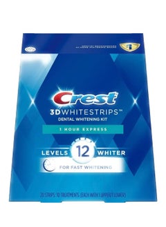 Crest 3D Whitestrips Teeth Whitening Kit for Teeth Whitening Lvl 12  - Image 1