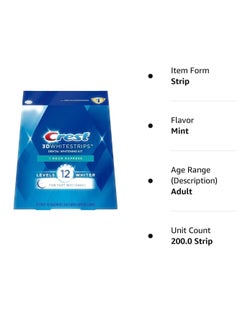 Crest 3D Whitestrips Teeth Whitening Kit for Teeth Whitening Lvl 12  - Image 3