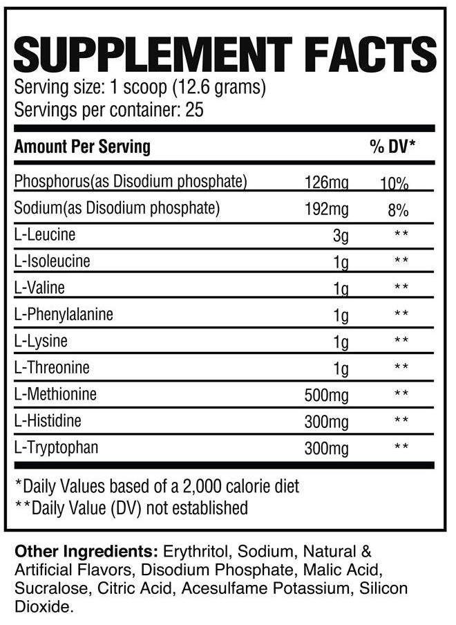 EAA Essential Amino Acids Powder Supplement | Maximize Protein Synthesis, Build Lean Muscle Mass | Increase Strength, Endurance, Recovery | BCAA Energy Supplement | Pineapple (25 Servings) - pzsku/Z5A4DA560A56826FFA8EDZ/45/_/1687907214/40cd46b1-6fd6-4228-85fa-3214e32026a5