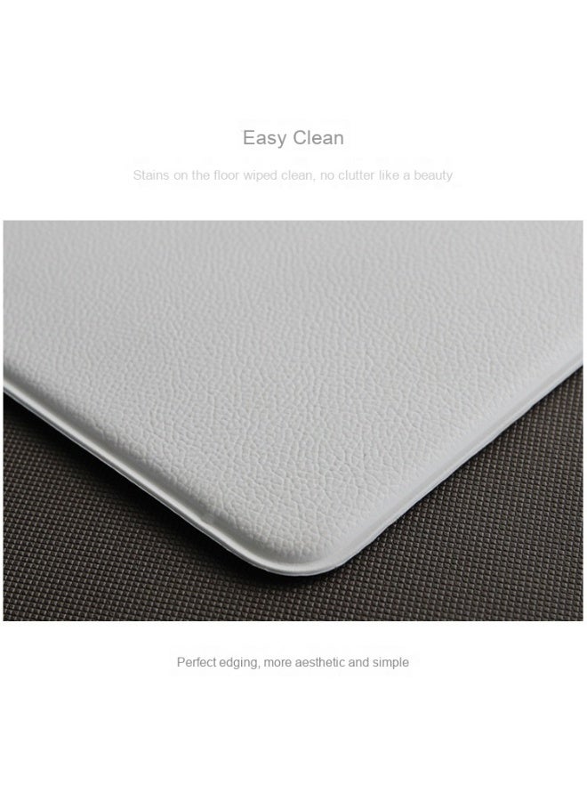 Anna 2-Piece PVC Printed Leather Anti-Oil Waterproof Elastic Dirt-Resistant Floor Mat Set (45x75 + 45x120 cm) - Image 4