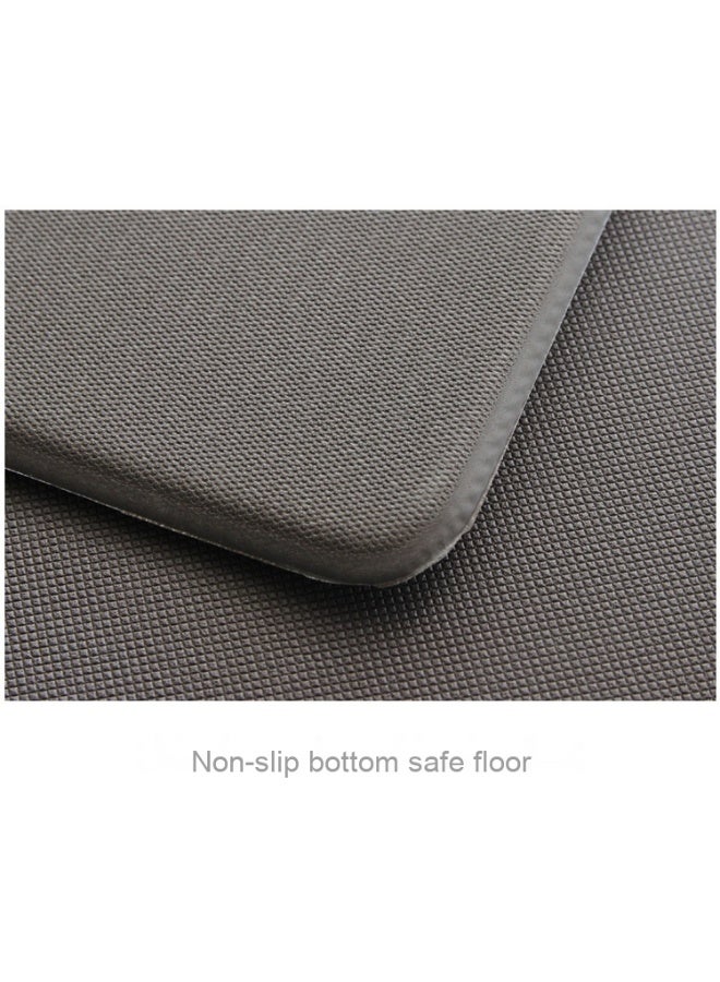 Anna 2-Piece PVC Printed Leather Anti-Oil Waterproof Elastic Dirt-Resistant Floor Mat Set (45x75 + 45x120 cm) - Image 5