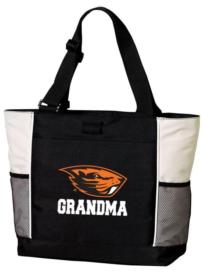 Broad Bay OSU Beavers Grandma Tote Bags Oregon State Grandmother Totes Beach Pool Or Travel