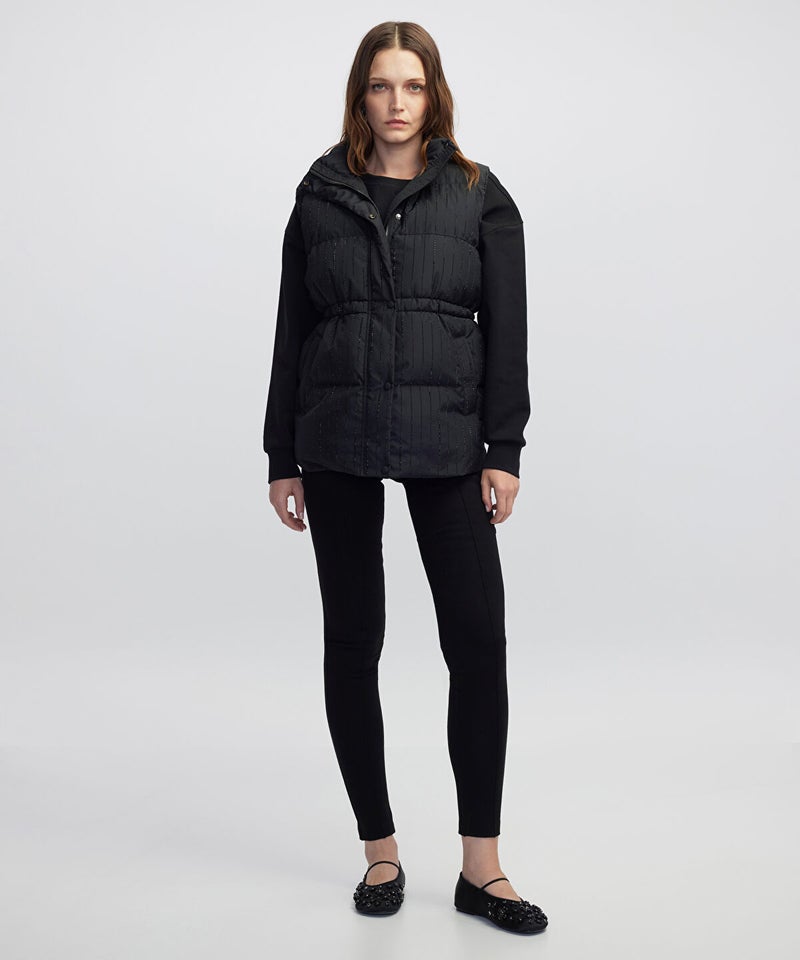 Ipekyol Rhinestone Embellished Puffer Vest - Image 2