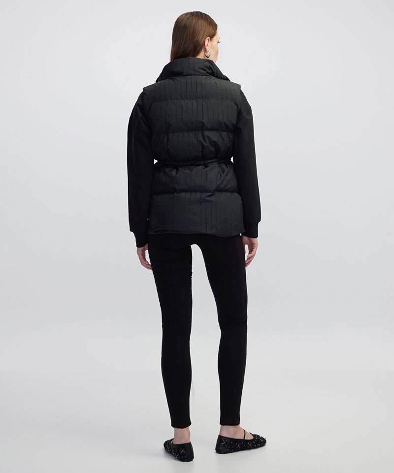 Ipekyol Rhinestone Embellished Puffer Vest - Image 5