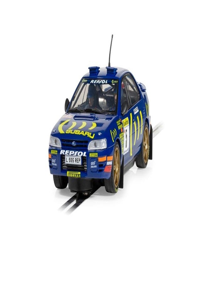 Scalextric Cars - C4555 Subaru Impreza WRX - 1995 Carlos Sainz - Toy Slot Car for use with Race Tracks or Sets - Small Kids Gift Ideas for Boy/Girl Ages 3 Accessories - Image 3