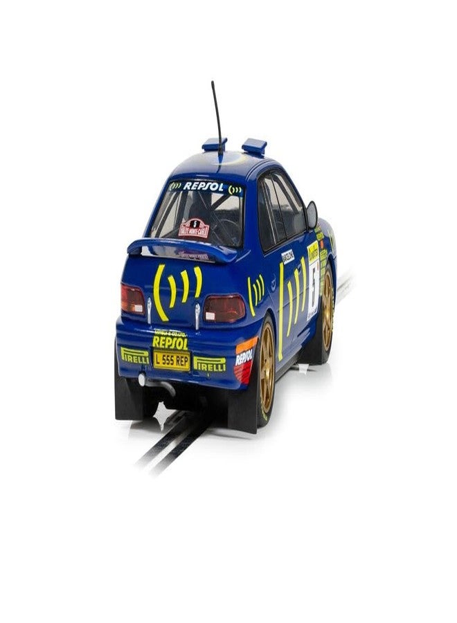 Scalextric Cars - C4555 Subaru Impreza WRX - 1995 Carlos Sainz - Toy Slot Car for use with Race Tracks or Sets - Small Kids Gift Ideas for Boy/Girl Ages 3 Accessories - Image 4