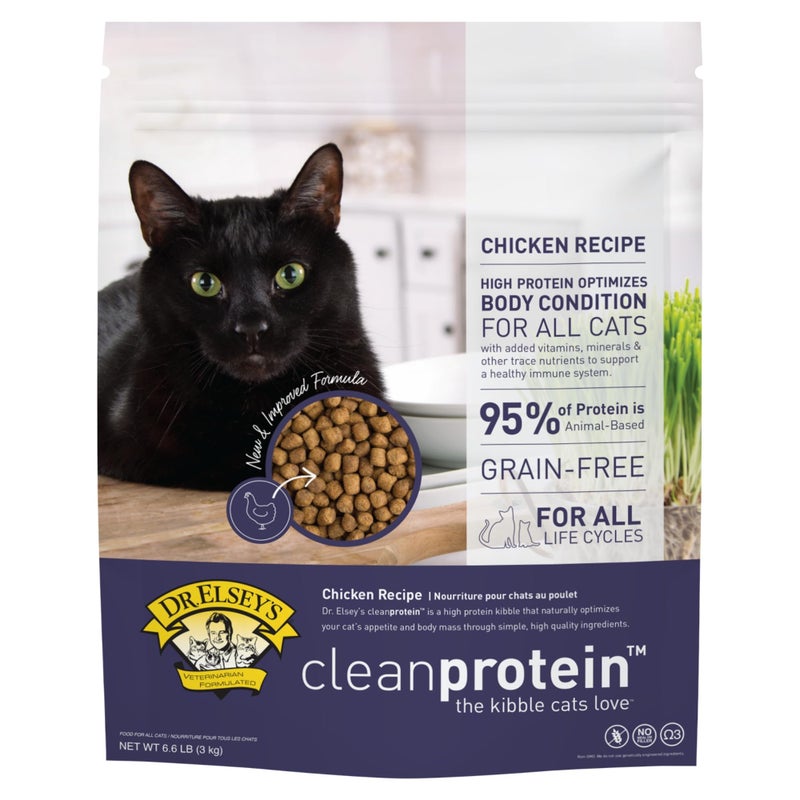 Dr. Elsey's cleanprotein Chicken Cat Kibble 6.6-lb. Bag - Image 1