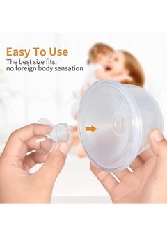 joybuy 4 Pcs 17mm 19mm Breast Milk Pump, Pump Parts Replacement, Reduce 24mm Down To 17mm/19mm  - Image 4