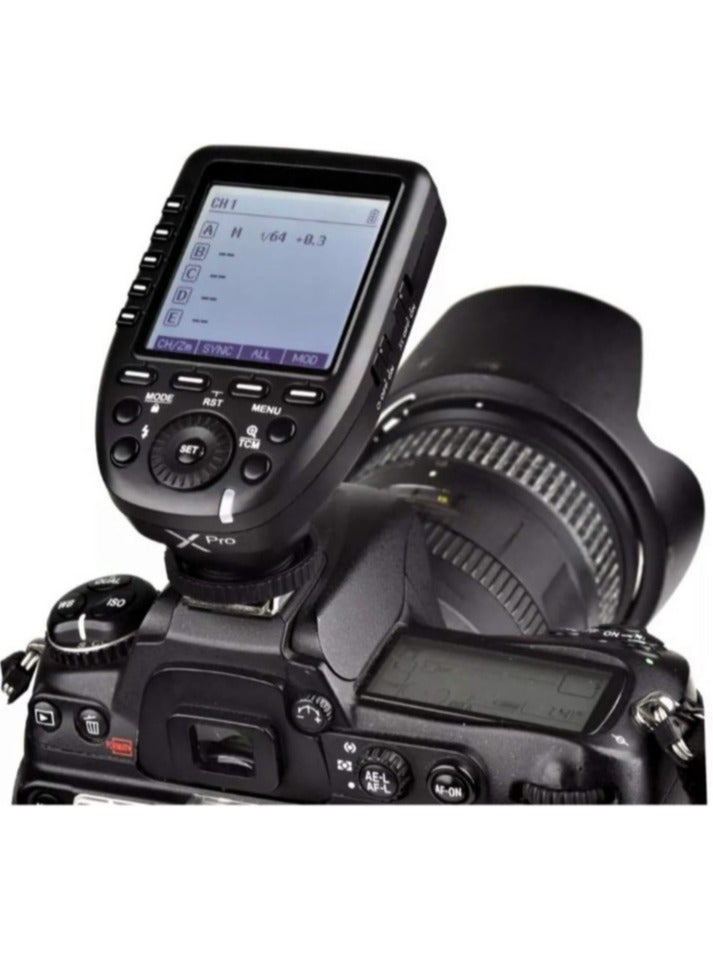 Godox XPROS 2.4G Wireless Flash Trigger, High Speed Sync Flash Transmitter, Extra Large LCD Screen Flash Control Trigger With Stable And Seamless Connection, (XPROS, For Sony Camera) - Image 3