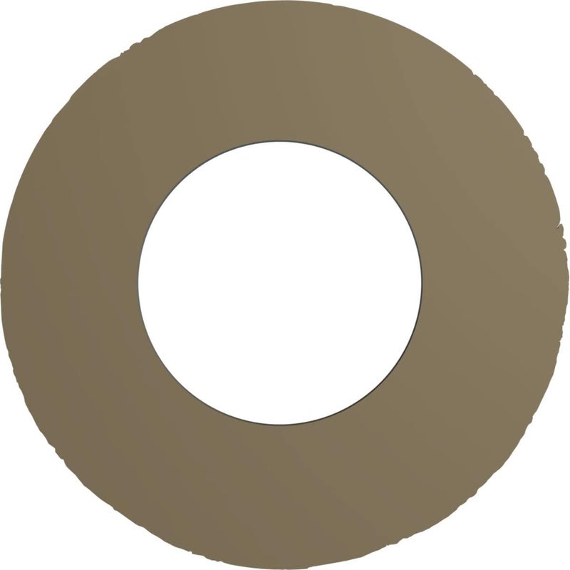 Ekena Millwork 9"OD x 4 1/2"ID x 1/2"P Claremont Ceiling Medallion (Fits Canopies up to 5 5/8"), Hand-Painted Frost - Image 3