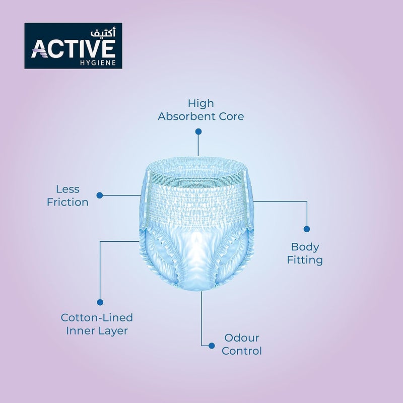 Active Adult Incontinence Shorts - Medium Size - Image 2