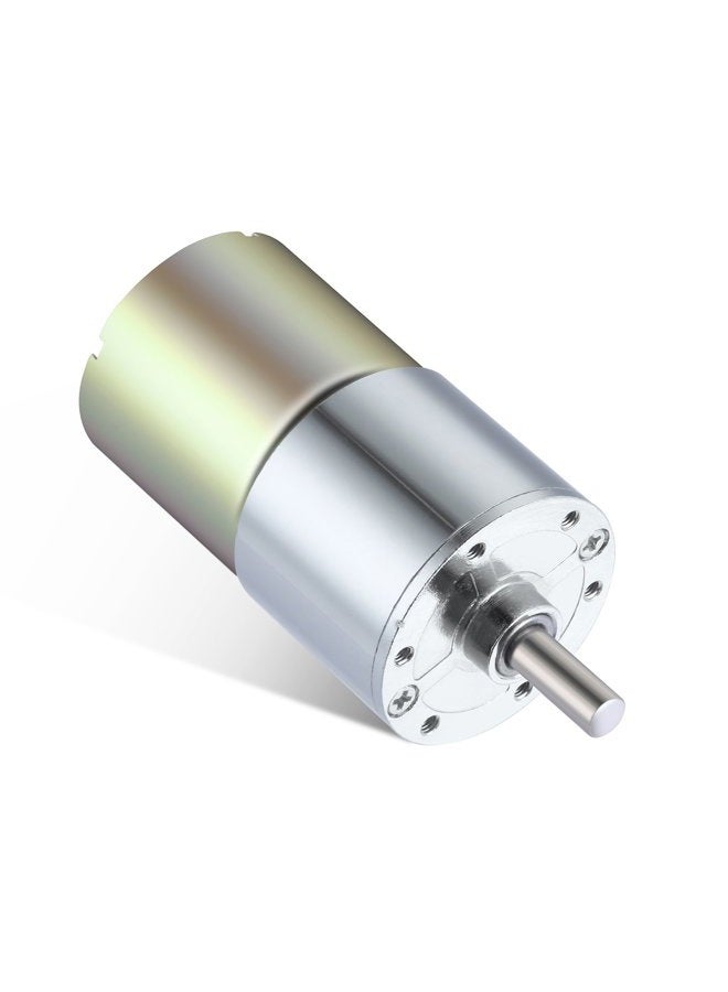 Greartisan DC 12V 550RPM Gear Motor High Torque Electric Micro Speed Reduction Geared Motor Centric Output Shaft 37mm Diameter Gearbox - Image 5
