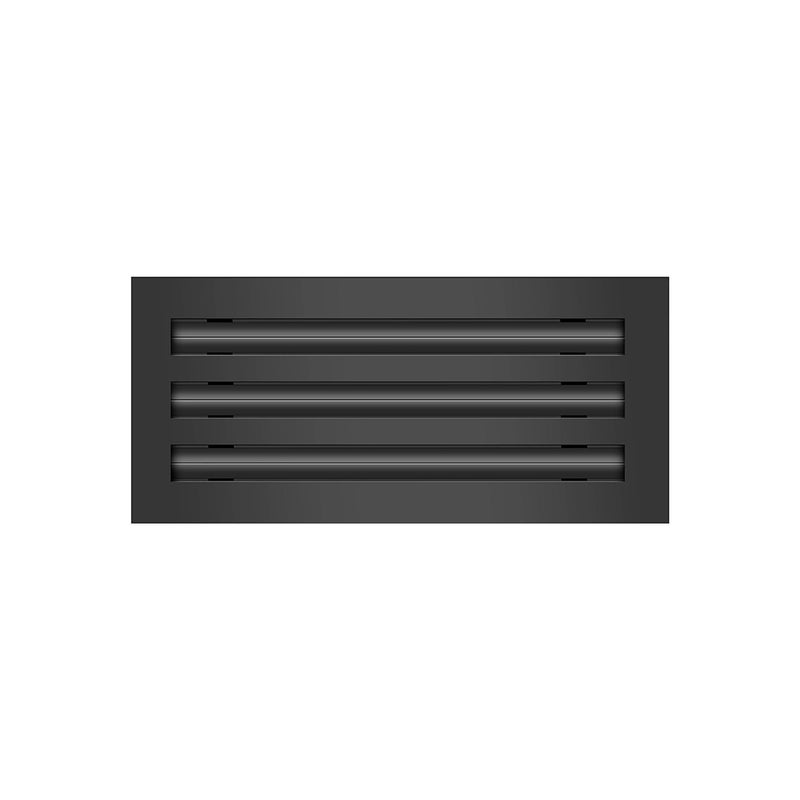 بيلد مارت 12 فتحة خطية مهوية 3 فتحات ثلاثية فتحة هواء زخرفية سوداء حديثة لتغطية التكييف للسقف والجدران والأرضيات تكساس بيلد مارت