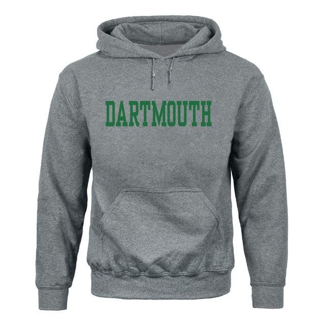 Ivysport Dartmouth College Hooded Sweatshirt, Essential, Heather Grey, Small - Image 5