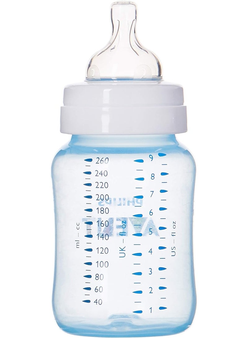 Avent Philips Avent Baby Feeding Bottle (2x260ml) - Easy to Use & Durable - 1 Month+ Natural Nipple - High Quality Set - Image 3