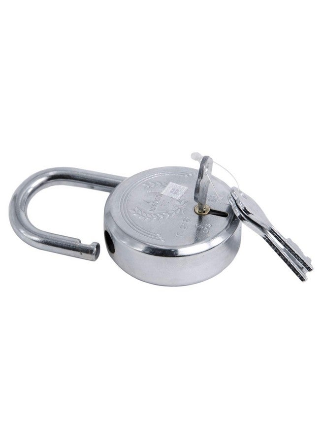 Harrison T-26 LITE/BCP-0534_PK 2 Steel 8 Levers Padlock with 3 Keys (Pack of 2), Silver - Image 3